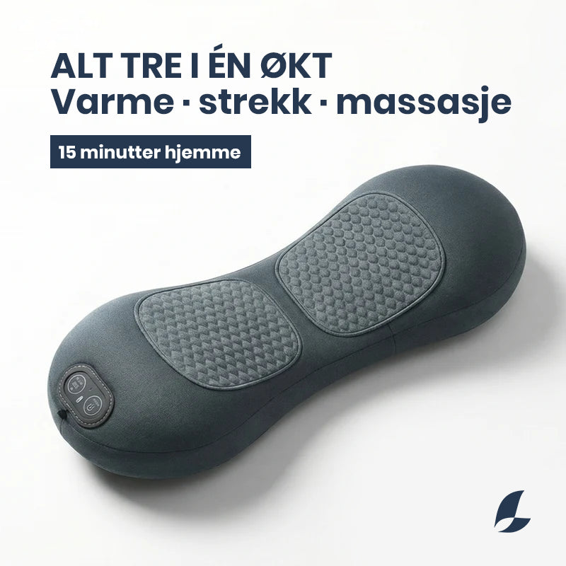 TrioKraft™ — strekk, varme og massasje i én økt