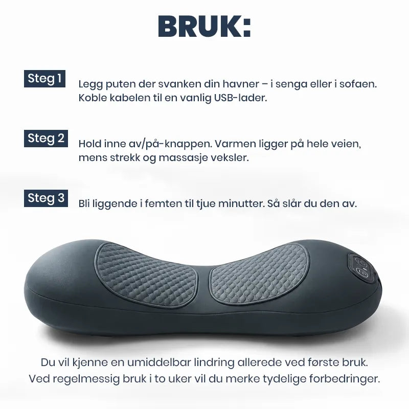 TrioKraft™ — strekk, varme og massasje i én økt