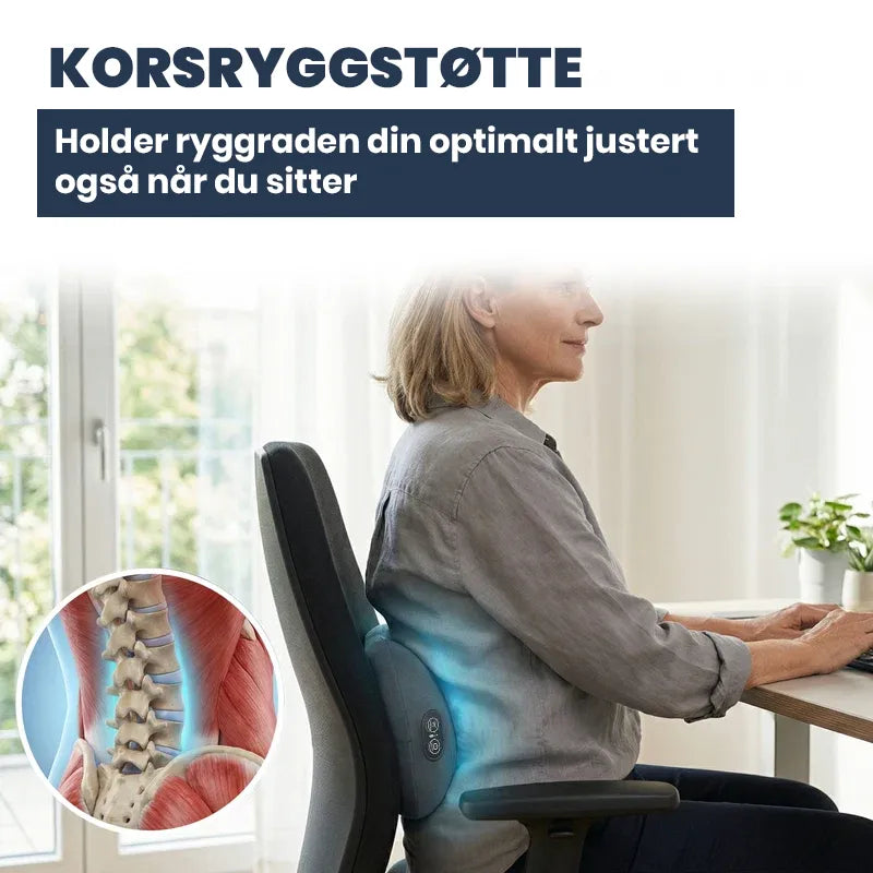 TrioKraft™ — strekk, varme og massasje i én økt